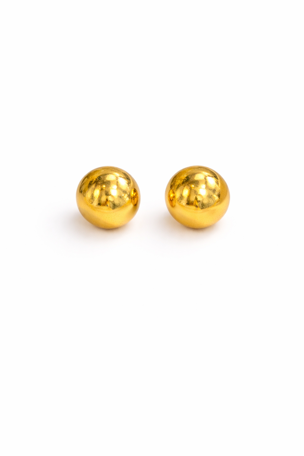 Premium Gold Forming Spherical Tops – Long-Lasting Micro Plated Real Gold Look