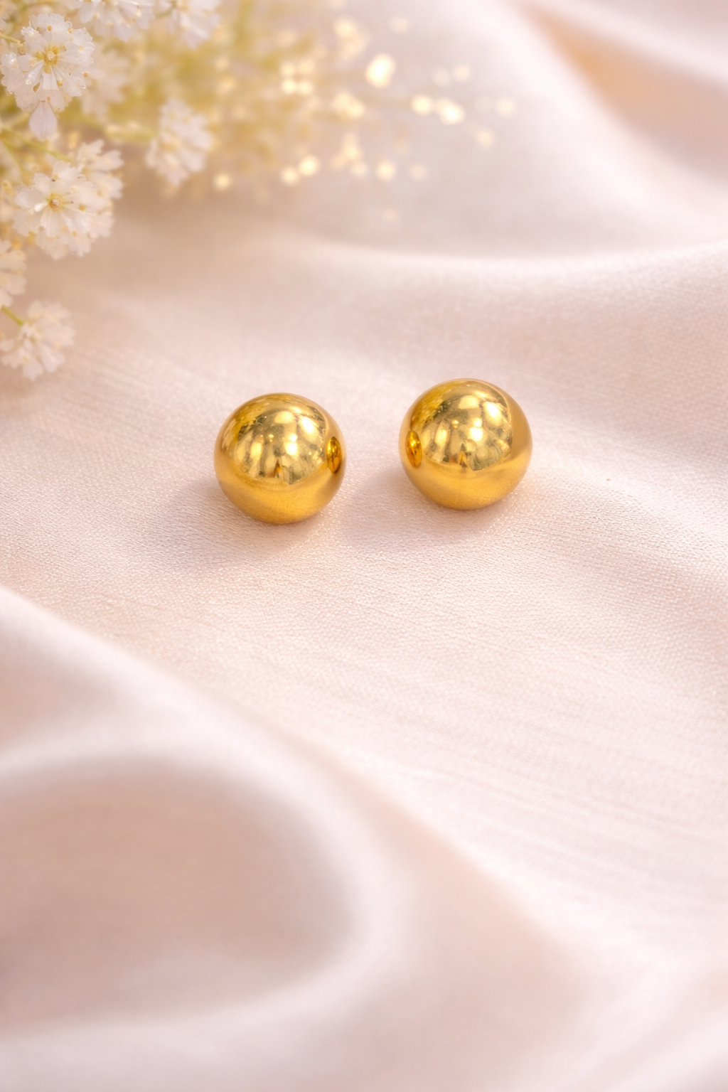 Premium Gold Forming Spherical Tops – Long-Lasting Micro Plated Real Gold Look