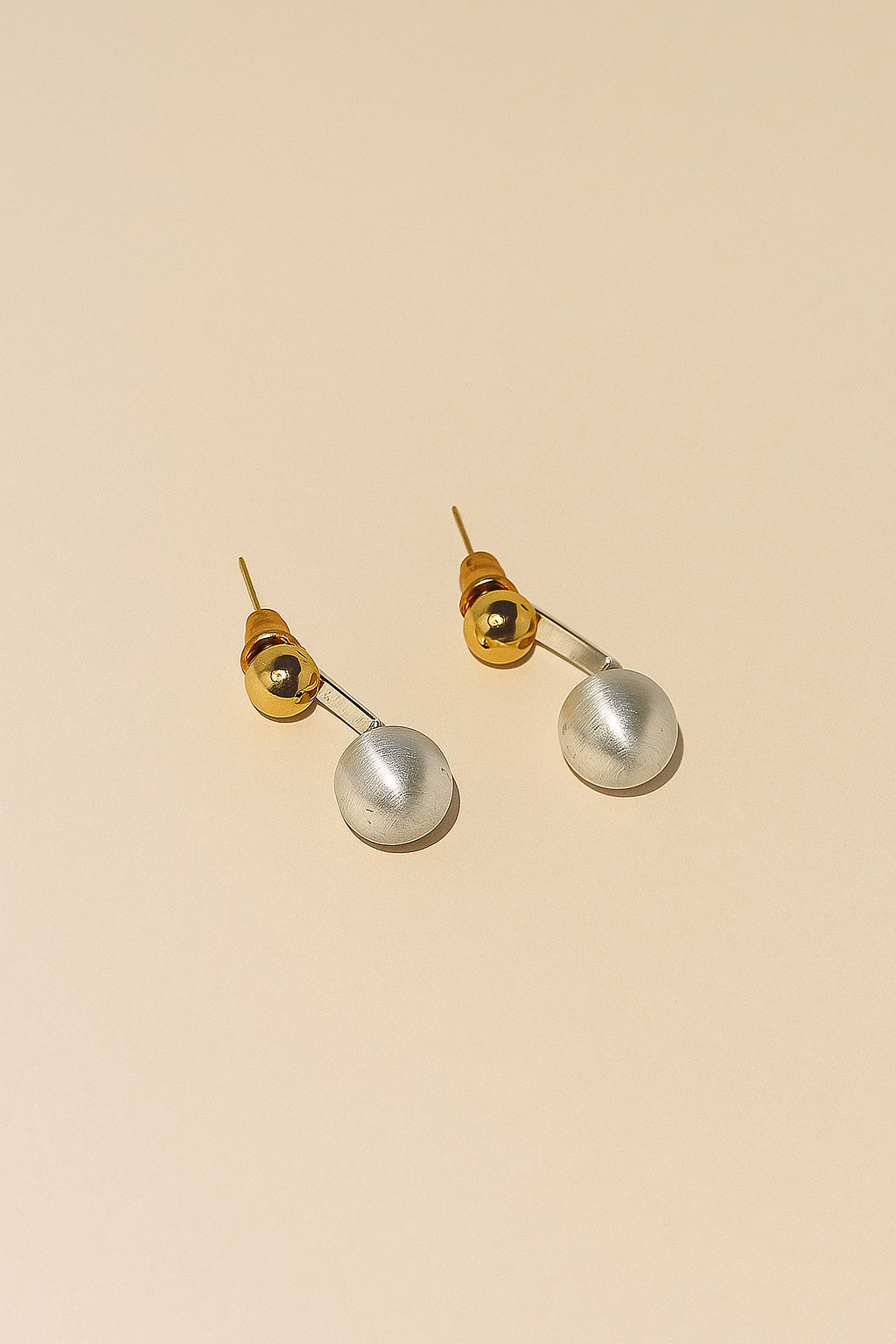 Gold Plated Pearl Drop Earrings with CZ Stones – Elegant Daily Wear