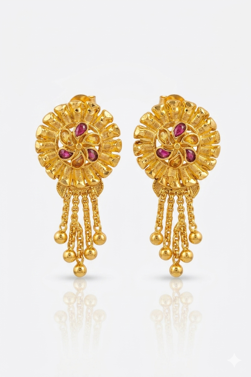 Premium 3 Earrings Combo | 18K Gold Plated with Long-Lasting Micro Polish