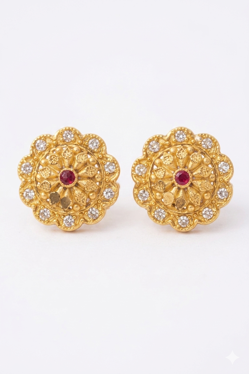Premium 3 Earrings Combo | 18K Gold Plated with Long-Lasting Micro Polish