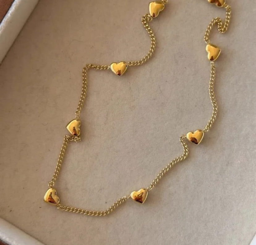 Elegant Gold Heart Necklace for Women | Minimalist Daily Wear Jewelry