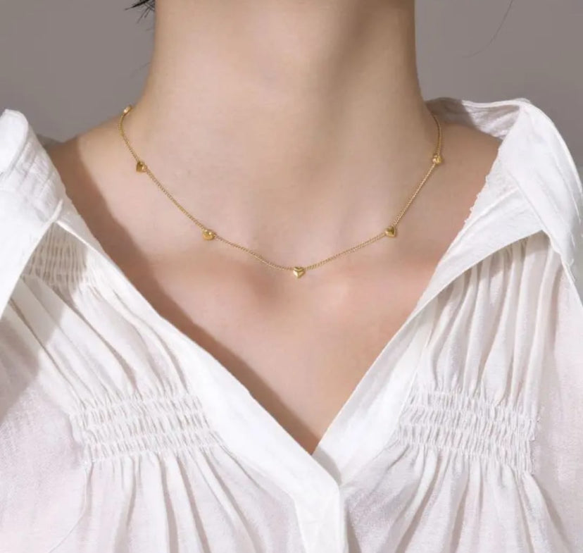 Elegant Gold Heart Necklace for Women | Minimalist Daily Wear Jewelry