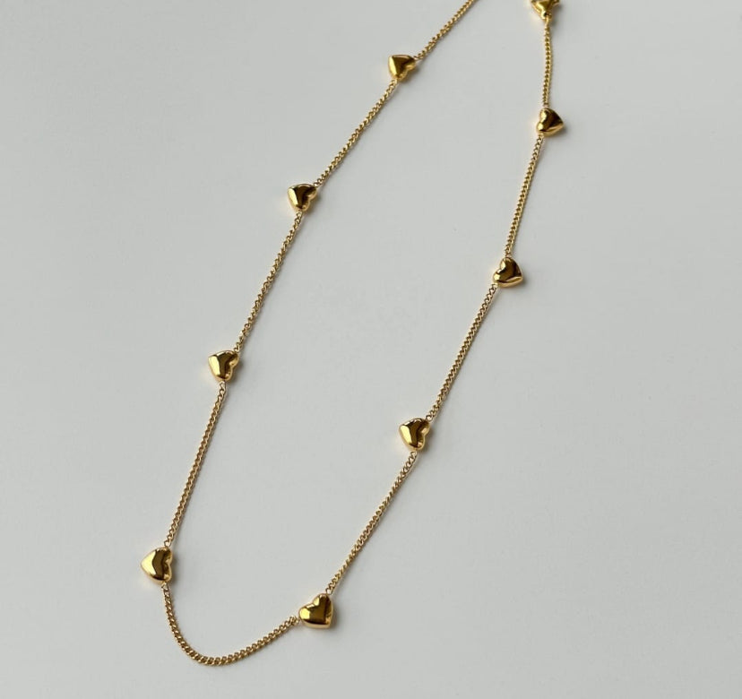 Elegant Gold Heart Necklace for Women | Minimalist Daily Wear Jewelry